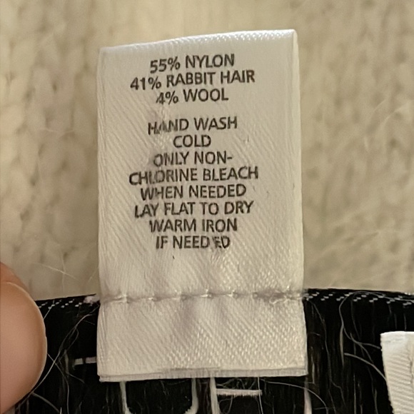 Rabbit Hair Wool Blend Princess Sweater Cardigan Ann Taylor LOFT - Picture 5 of 5